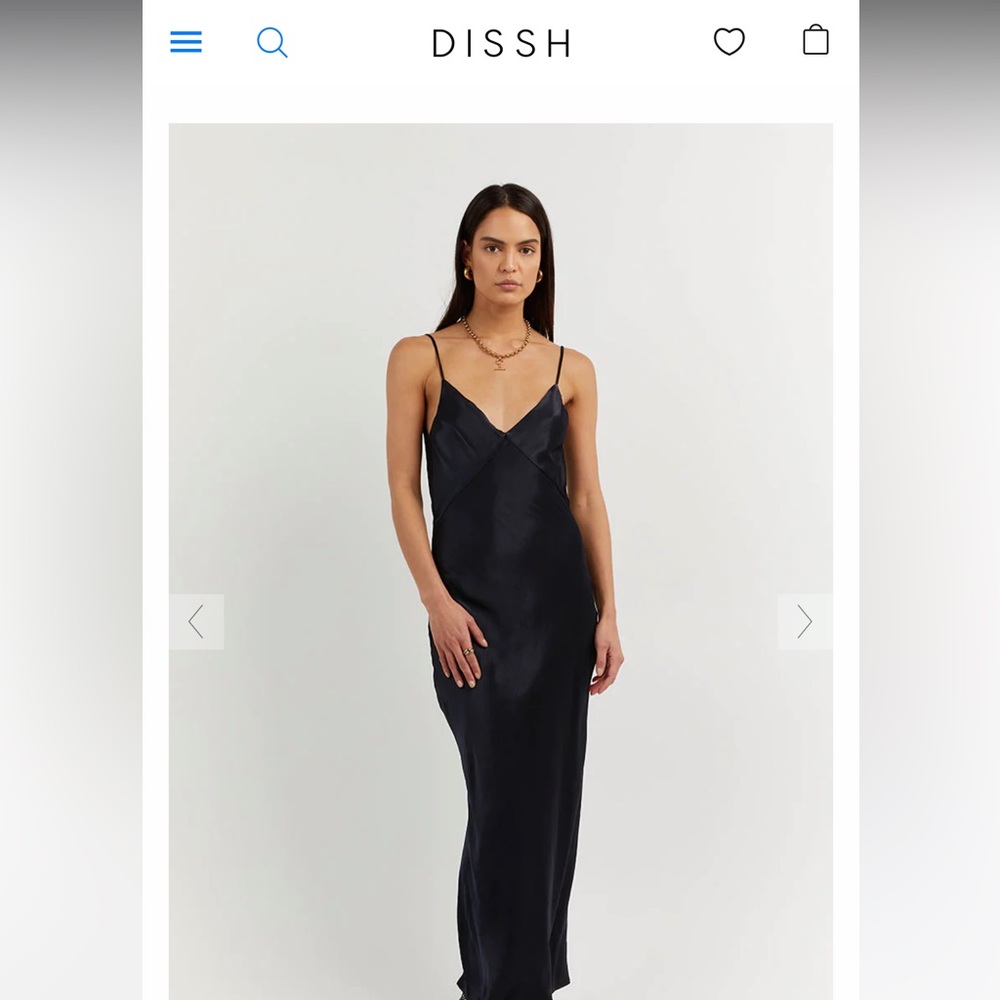 Dissh Simone Navy Slip Dress